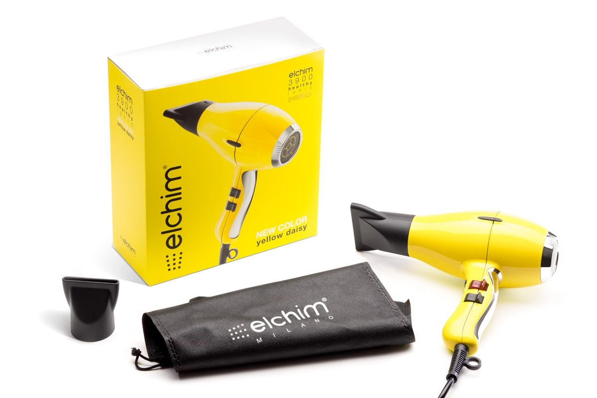 Elchim 3900 Light Ionic Hair Dryer - Yellow 
