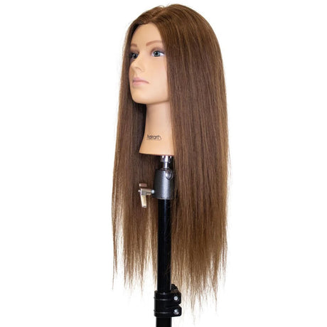 Hairart Mannequin Head Emma 100% European Hair Med Brown - My Salon Express  Barber and Salon Supply
