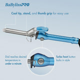 BaByliss PRO 1" Nano Titanium Spring Curling Iron 