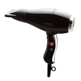 Elchim 3900 Light Ionic Hair Dryer - Black w/ Silver Chrome 