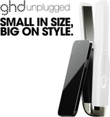 GHD White Unplugged Cordless 1" Styler Flat Iron 