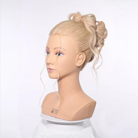 Hairart Blonde Ava HIGH DENSITY Updo & Bridal Training Shoulder Mannequin