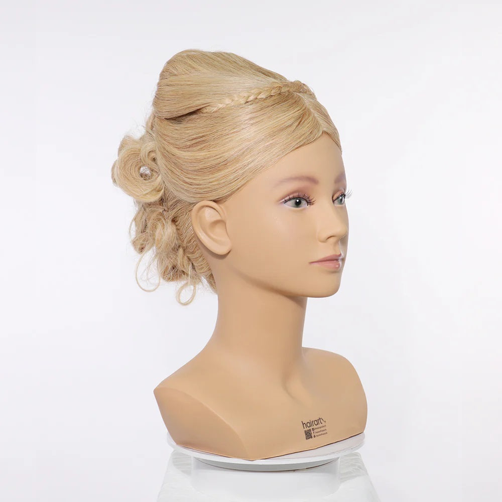 Hairart Blonde Ava HIGH DENSITY Updo & Bridal Training Shoulder Mannequin