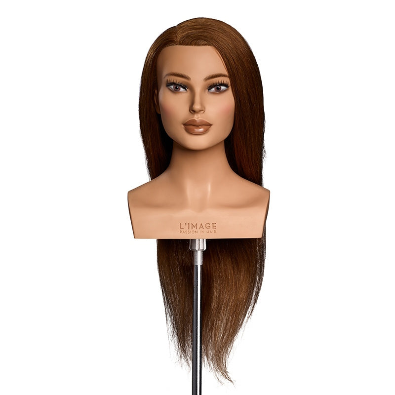 L IMAGE MELANIE Human Hair Shoulder Mannequin Head Simply Manikins