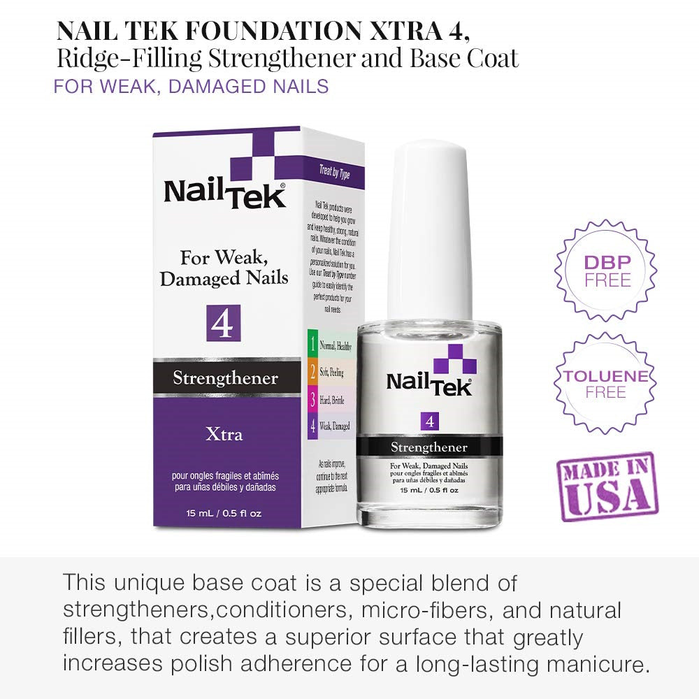 Nail Tek Xtra 4 Strengthener 0.5 oz 