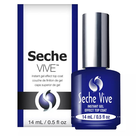 SECHE Vive Instant Gel Effect Top Coat 0.5 fl oz nail polish