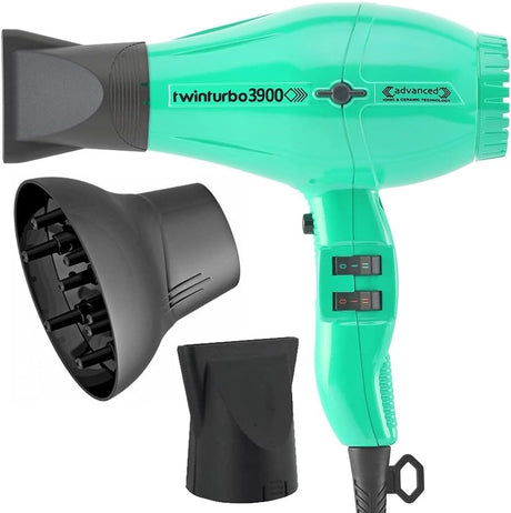 Turbo Power Blue Emerald Twin Turbo 3900 Advanced Hair Dryer 