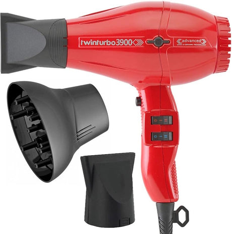 Turbo Power Red Twin Turbo 3900 Advanced Hair Dryer 