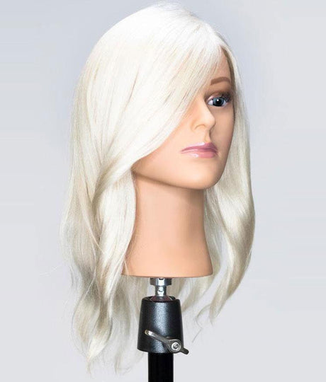 Hairart Bianca 12" Platinum Blonde Human Hair Mannequin - 4938 